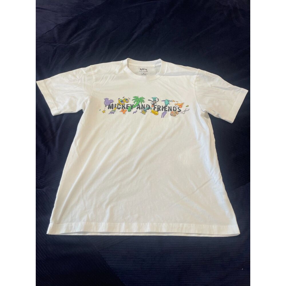 Uniqlo UT Disney Mickey and Friends Tee Men's M Steven Harrington White Graphic